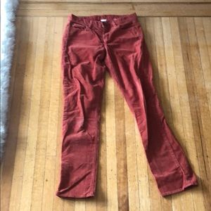 J. Crew orange cords